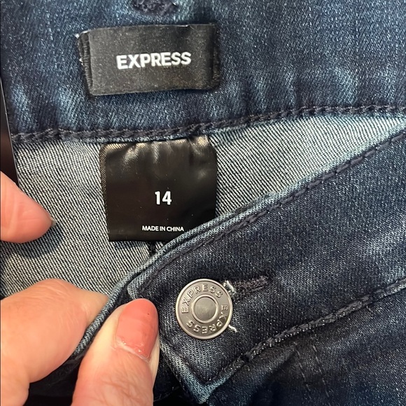 Express Blue Skinny Jeans - Picture 7 of 7